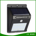 Actualización de luz solar IP65 PIR Motion Sensor 16LED Solar Garden Wall Light